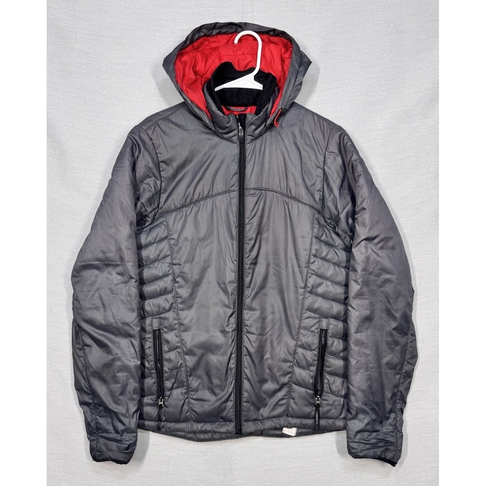 CASTELLI Mens Perfetto Rosso Corsa Puffer Cycling Jacket Size M Full Zip Gray